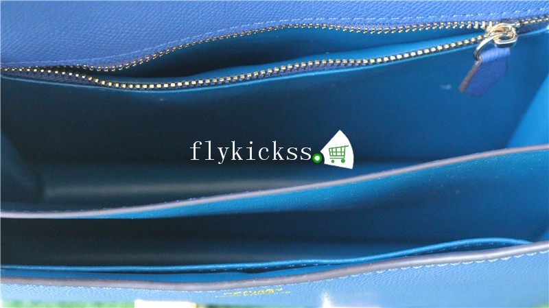 Hermes Blue Shoulder Bag 24inches
